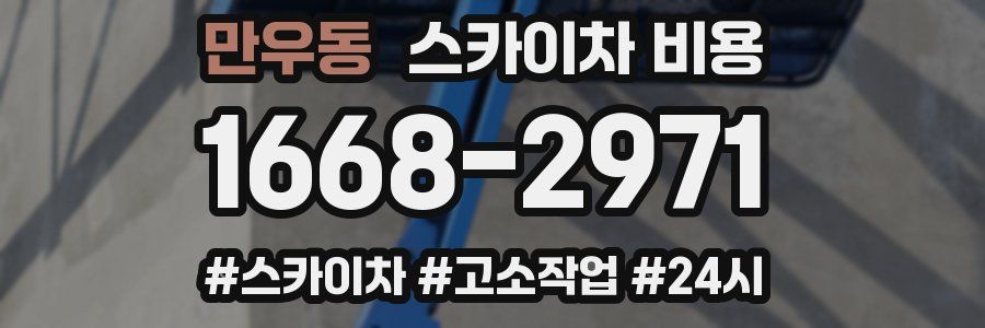 만우동 스카이차 비용