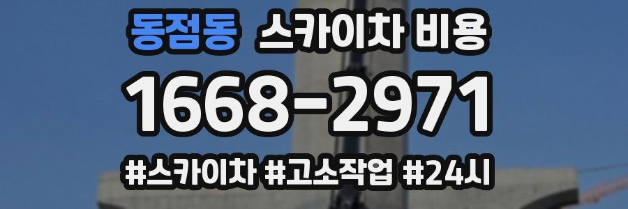 동점동 스카이차 비용