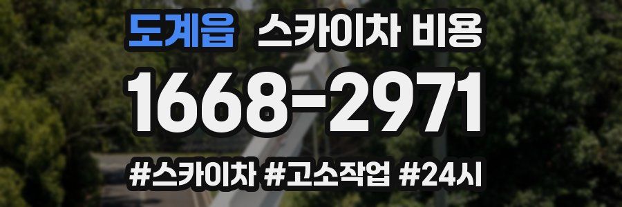 도계읍 스카이차 비용