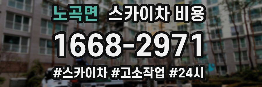 노곡면 스카이차 비용