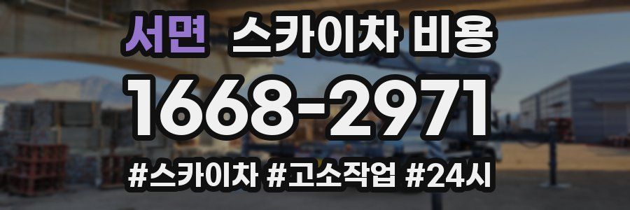 서면 스카이차 비용