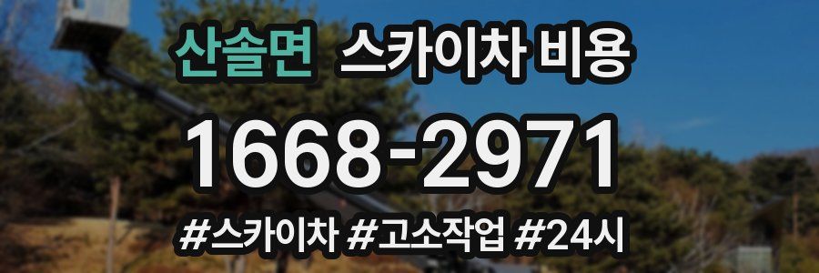 산솔면 스카이차 비용