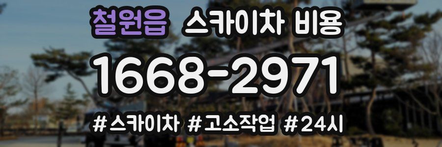 철원읍 스카이차 비용