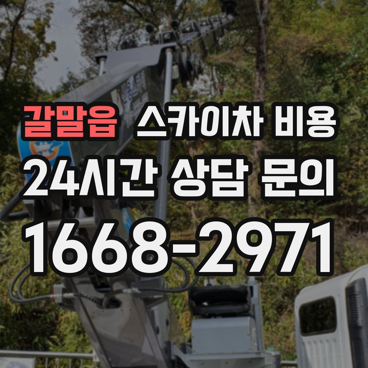 갈말읍 스카이차 비용