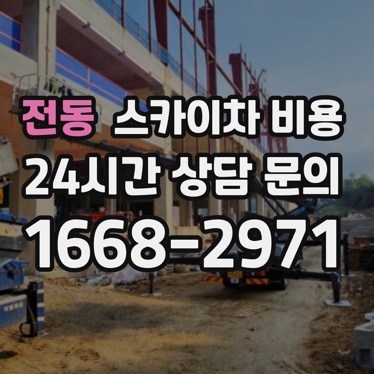 전동 스카이차 비용