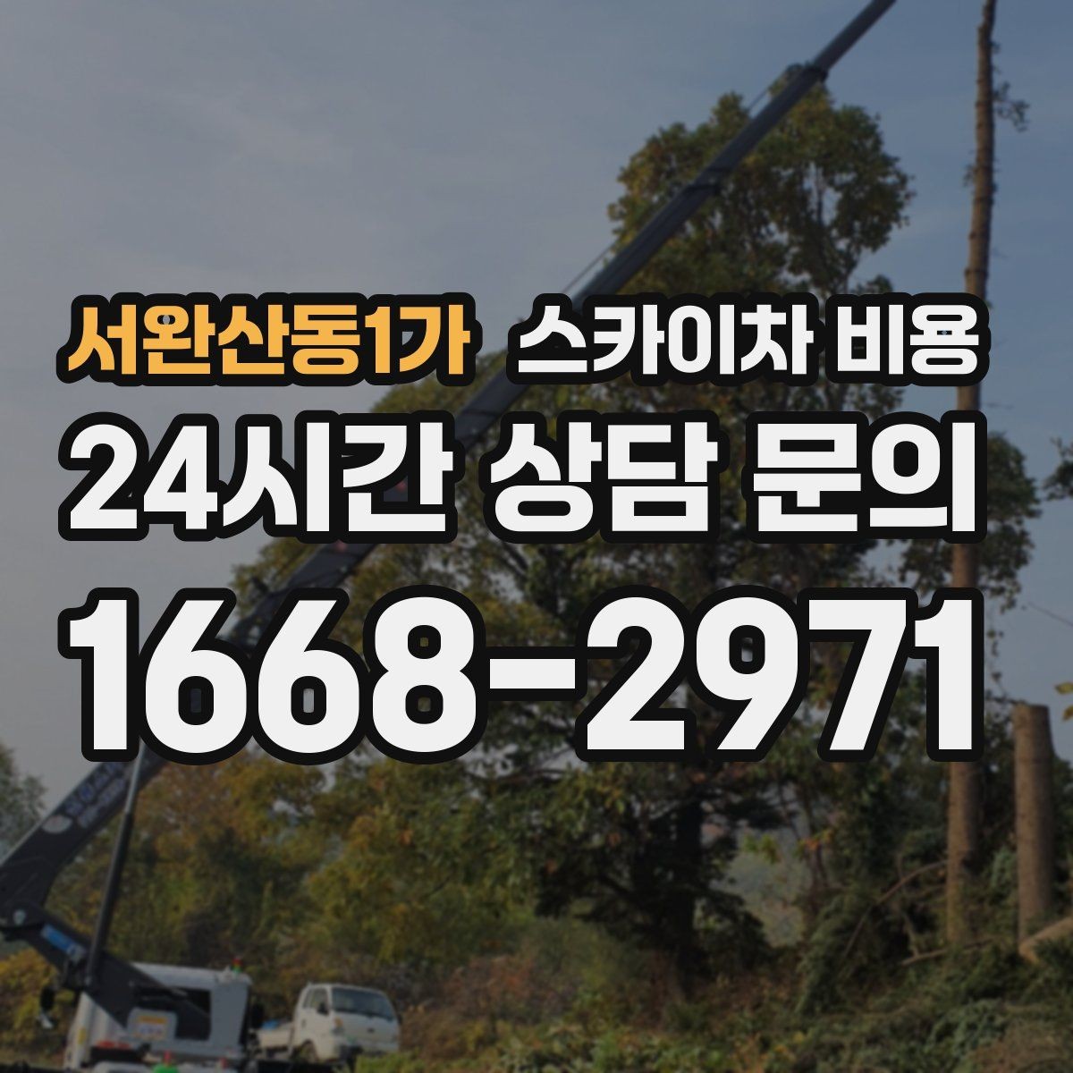 서완산동1가 스카이차 비용 같은 건물 여러 면 작업이면 달라질까