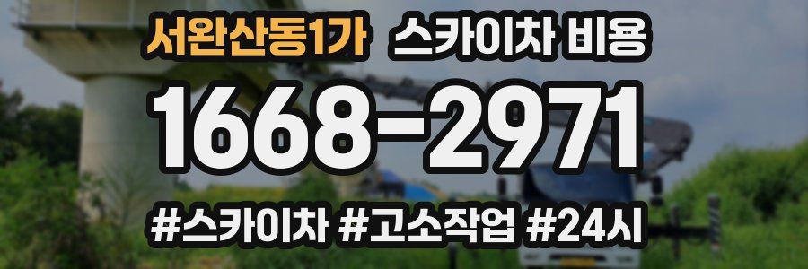 서완산동1가 스카이차 비용