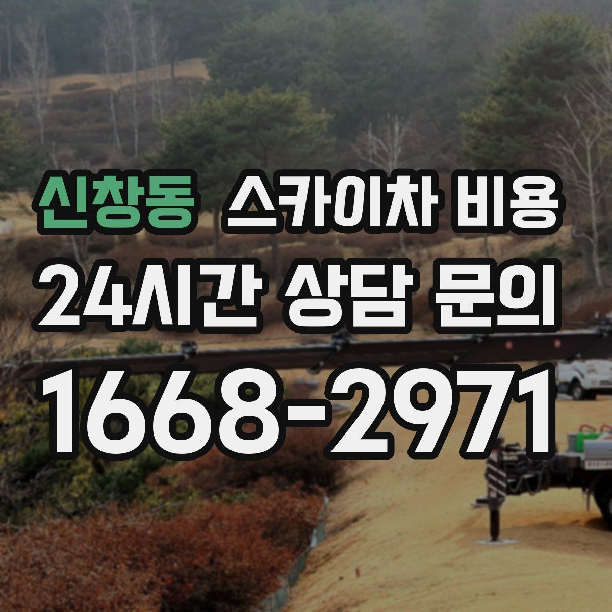 신창동 스카이차 비용