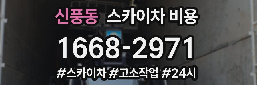 신풍동 스카이차 비용