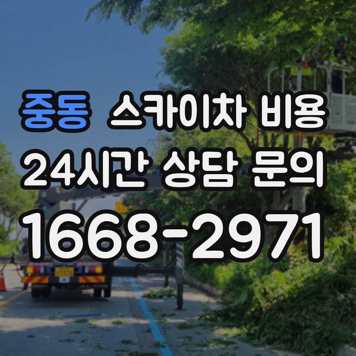 중동 스카이차 비용