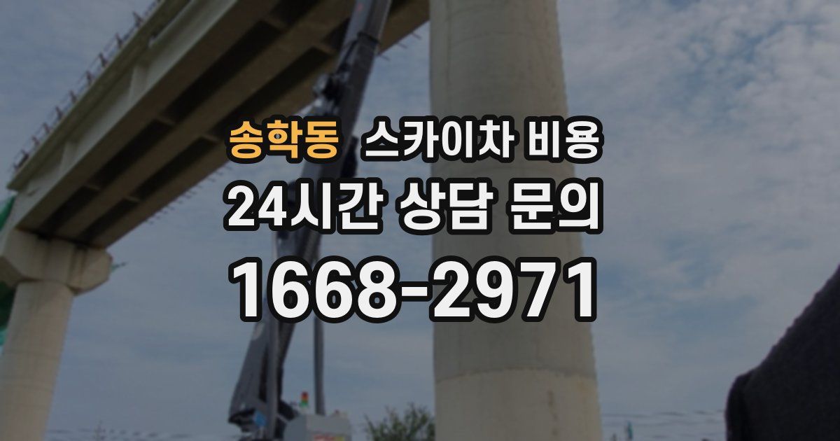 송학동 스카이차 비용