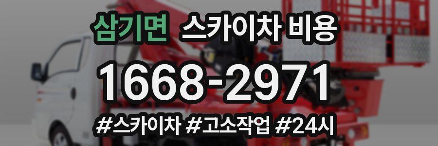 삼기면 스카이차 비용