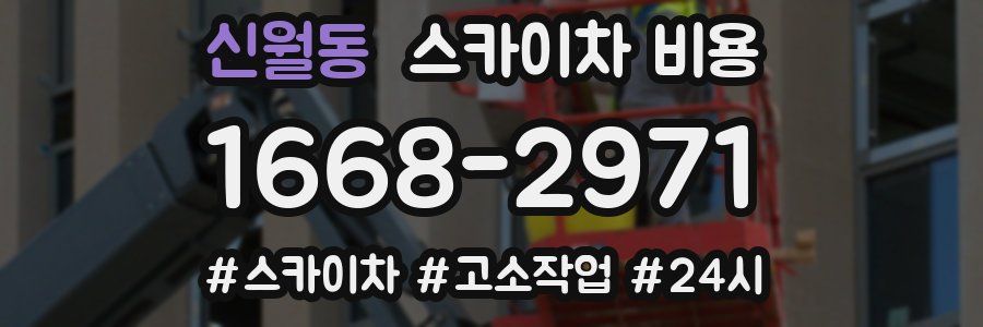 신월동 스카이차 비용