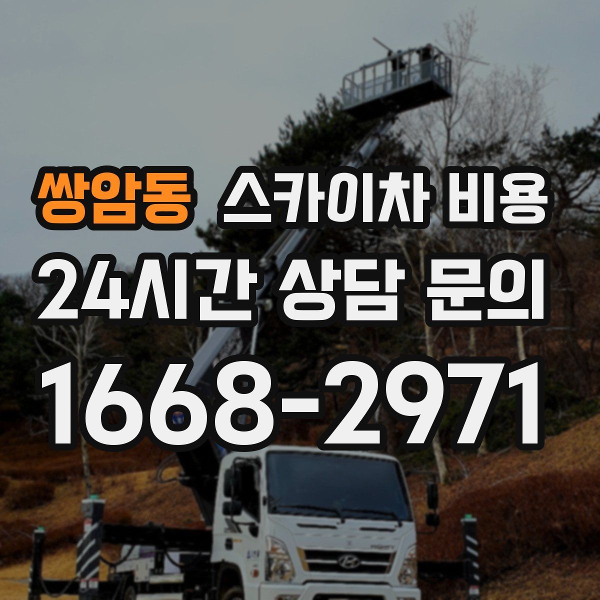 쌍암동 스카이차 비용