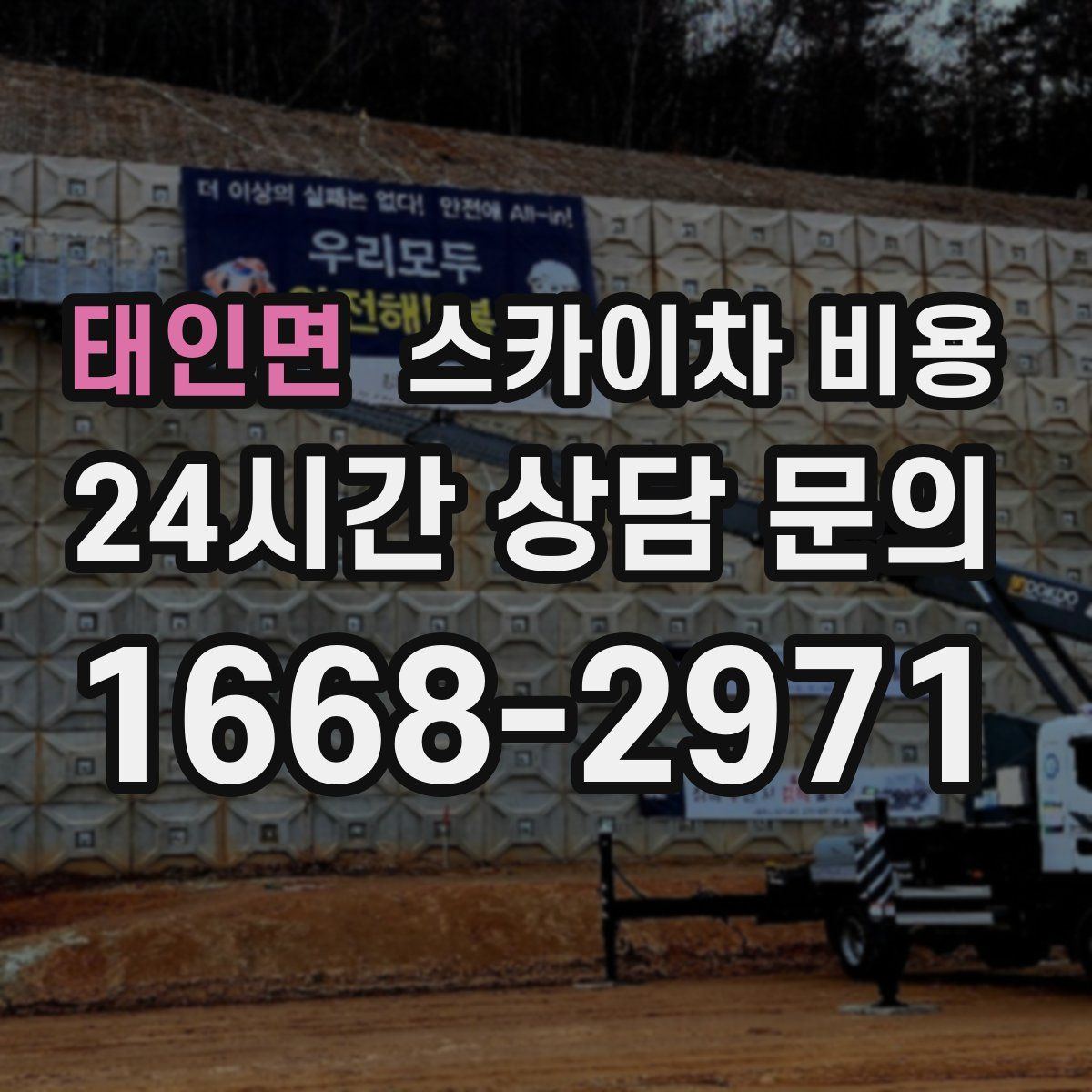 태인면 스카이차 비용