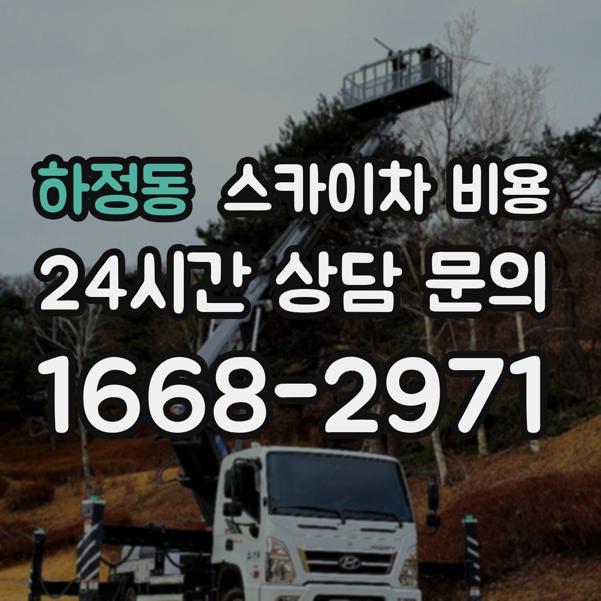 하정동 스카이차 비용