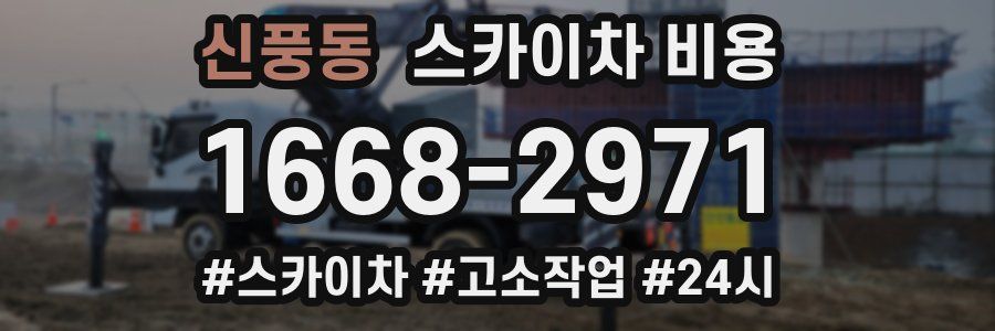 신풍동 스카이차 비용