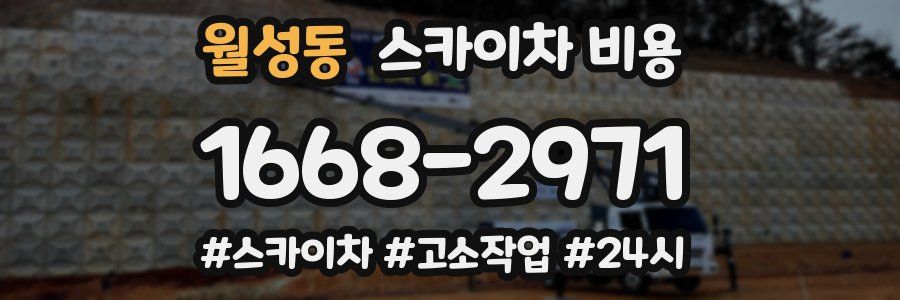 월성동 스카이차 비용