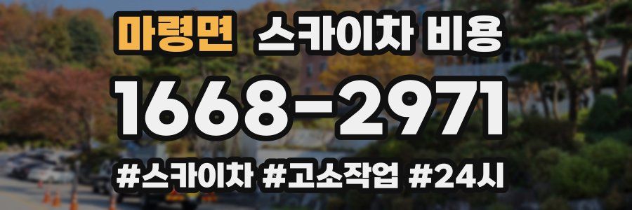 마령면 스카이차 비용