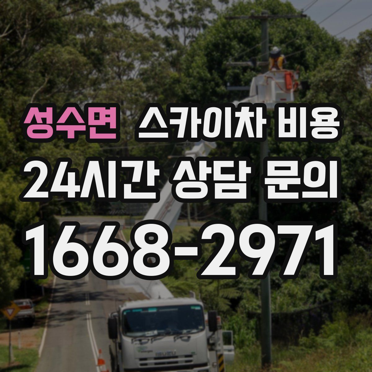 성수면 스카이차 비용