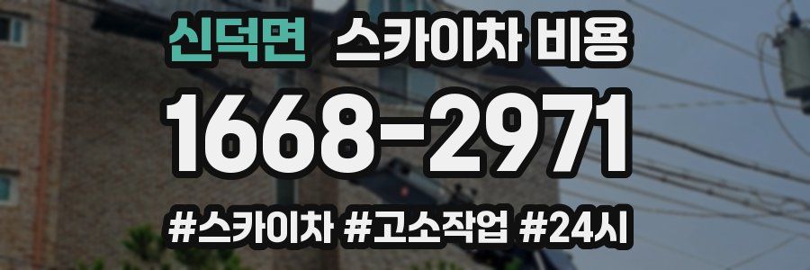 신덕면 스카이차 비용