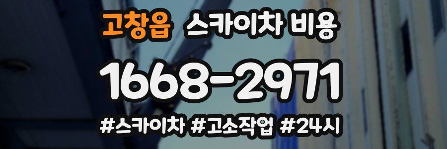 고창읍 스카이차 비용