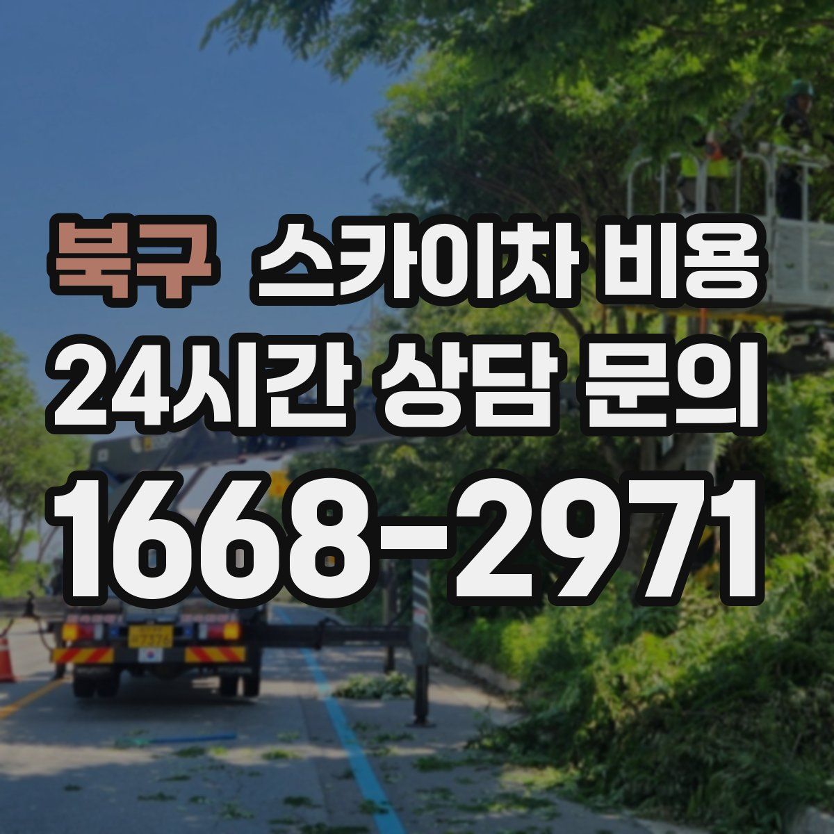 북구 스카이차 비용