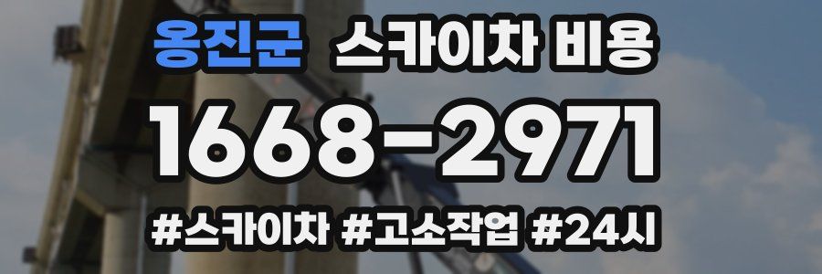 옹진군 스카이차 비용