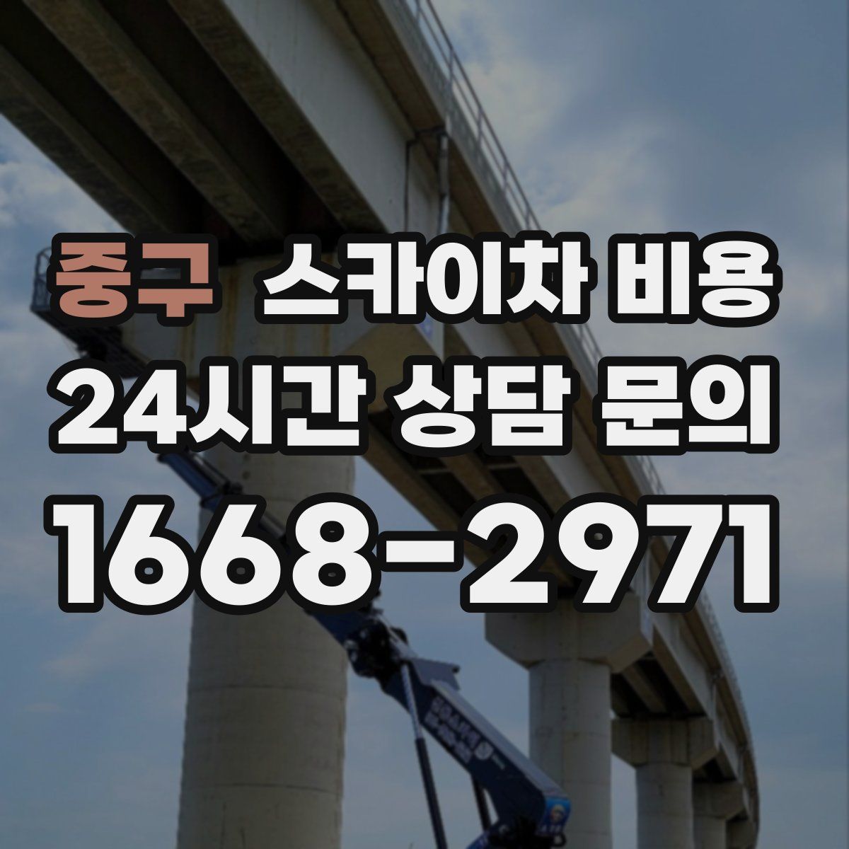 중구 스카이차 비용