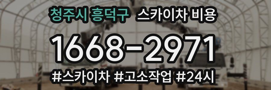 청주시 흥덕구 스카이차 비용