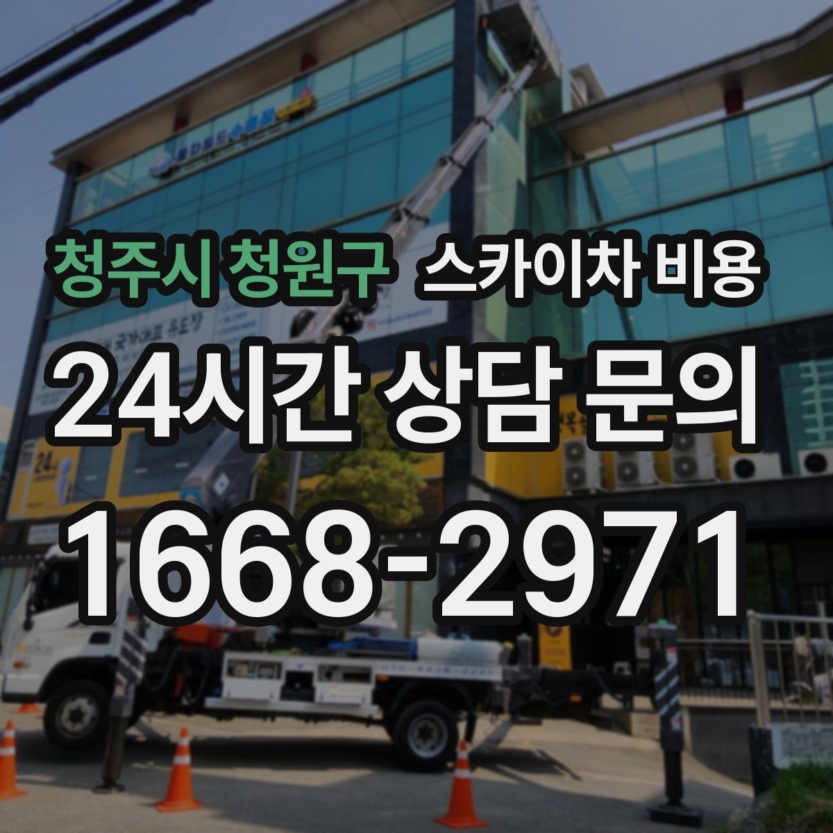 청주시 청원구 스카이차 비용 수목 전정은 작업 구역이 넓으면 달라질까