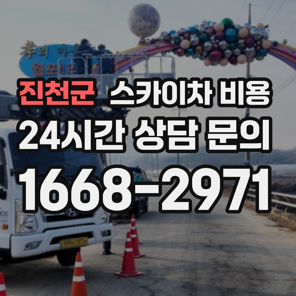 진천군 스카이차 비용