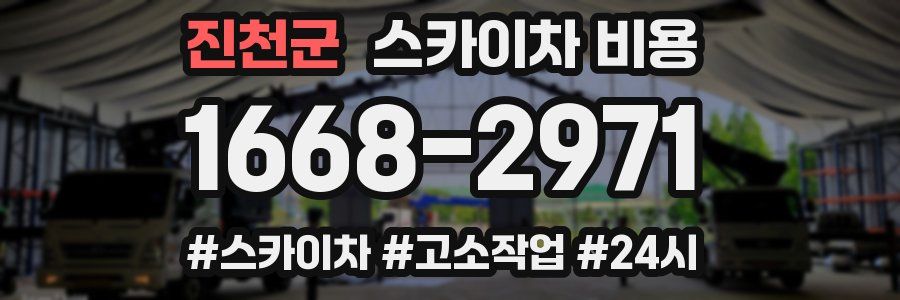 진천군 스카이차 비용