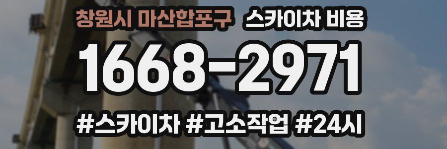 창원시 마산합포구 스카이차 비용