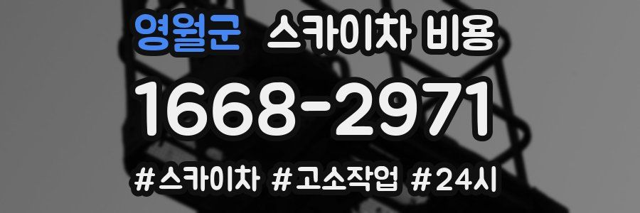 영월군 스카이차 비용