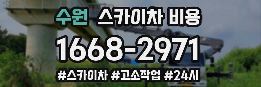 수원 스카이차 비용