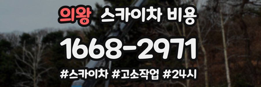 의왕 스카이차 비용