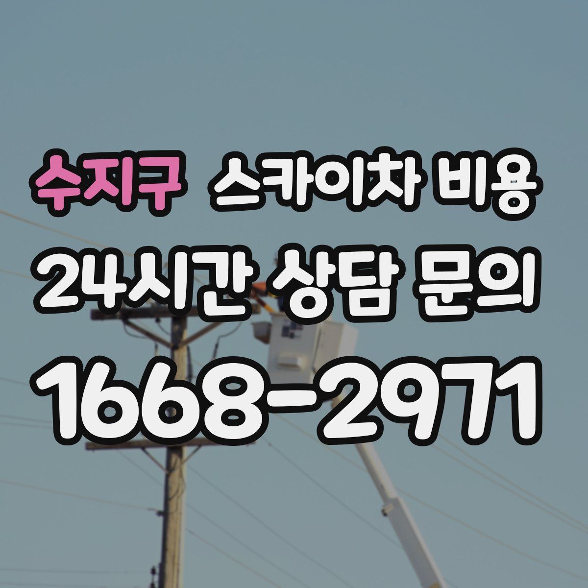 수지구 스카이차 비용