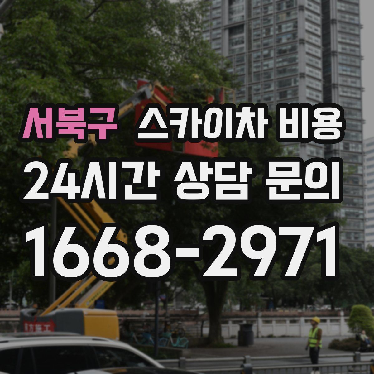 서북구 스카이차 비용