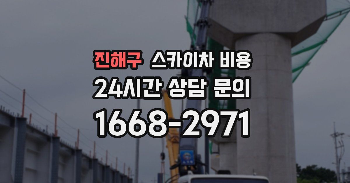 진해구 스카이차 비용