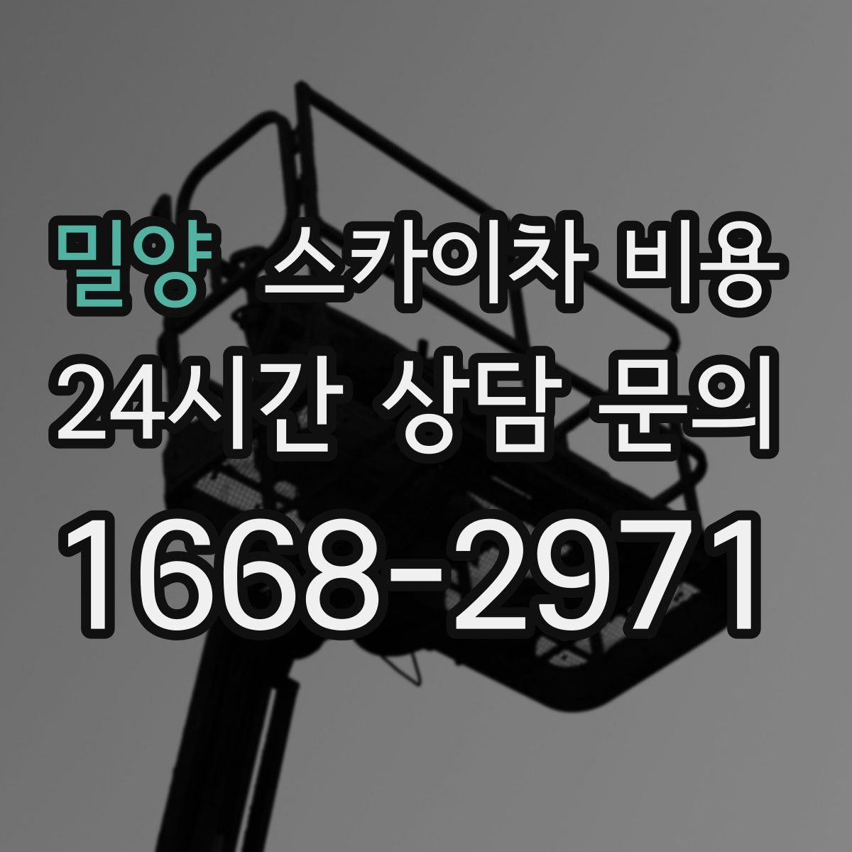 밀양 스카이차 비용