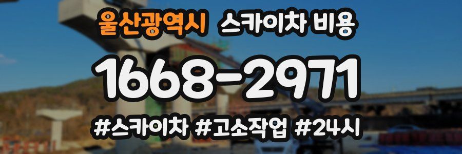 울산광역시 스카이차 비용