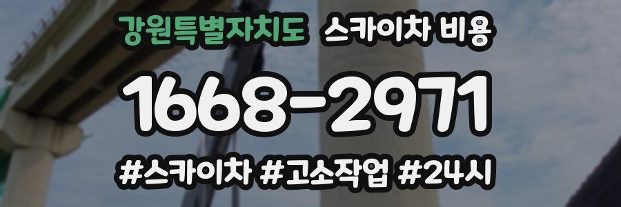 강원특별자치도 스카이차 비용