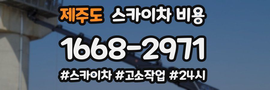 제주도 스카이차 비용