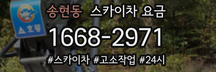 송현동 스카이차 요금