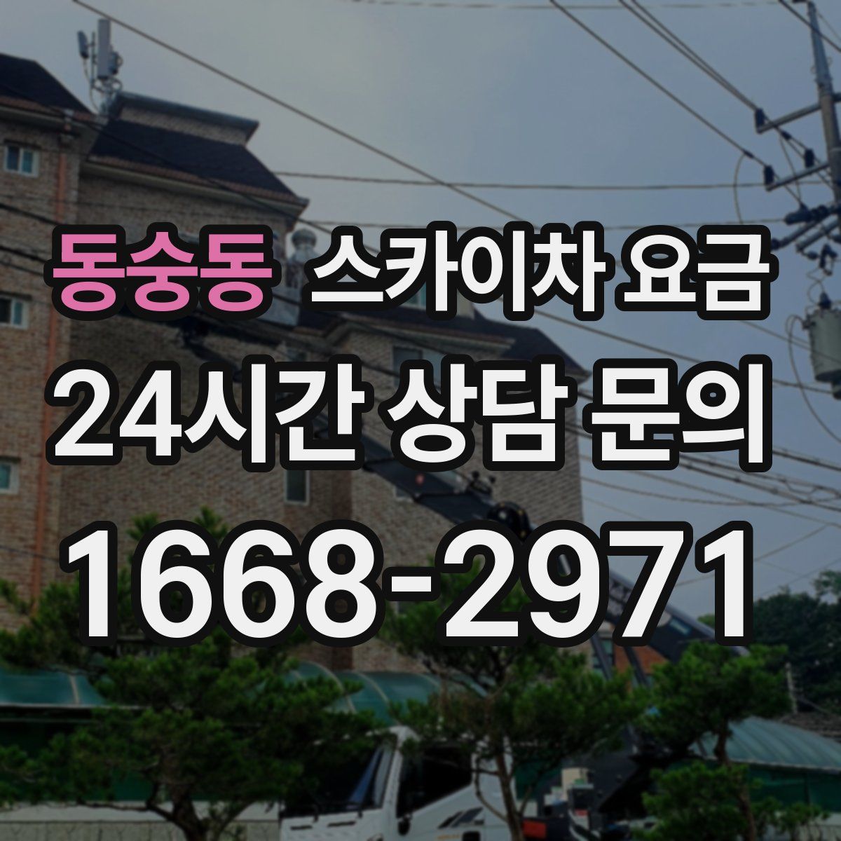 동숭동 스카이차 요금