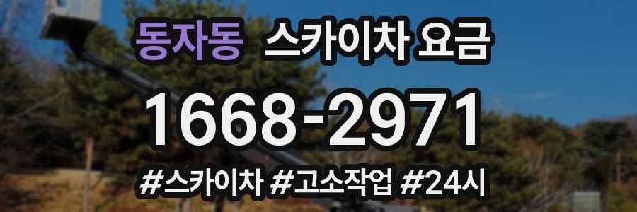 동자동 스카이차 요금