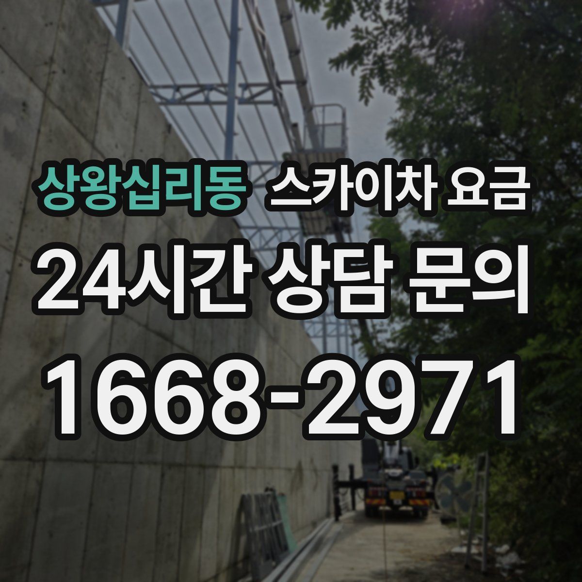 상왕십리동 스카이차 요금