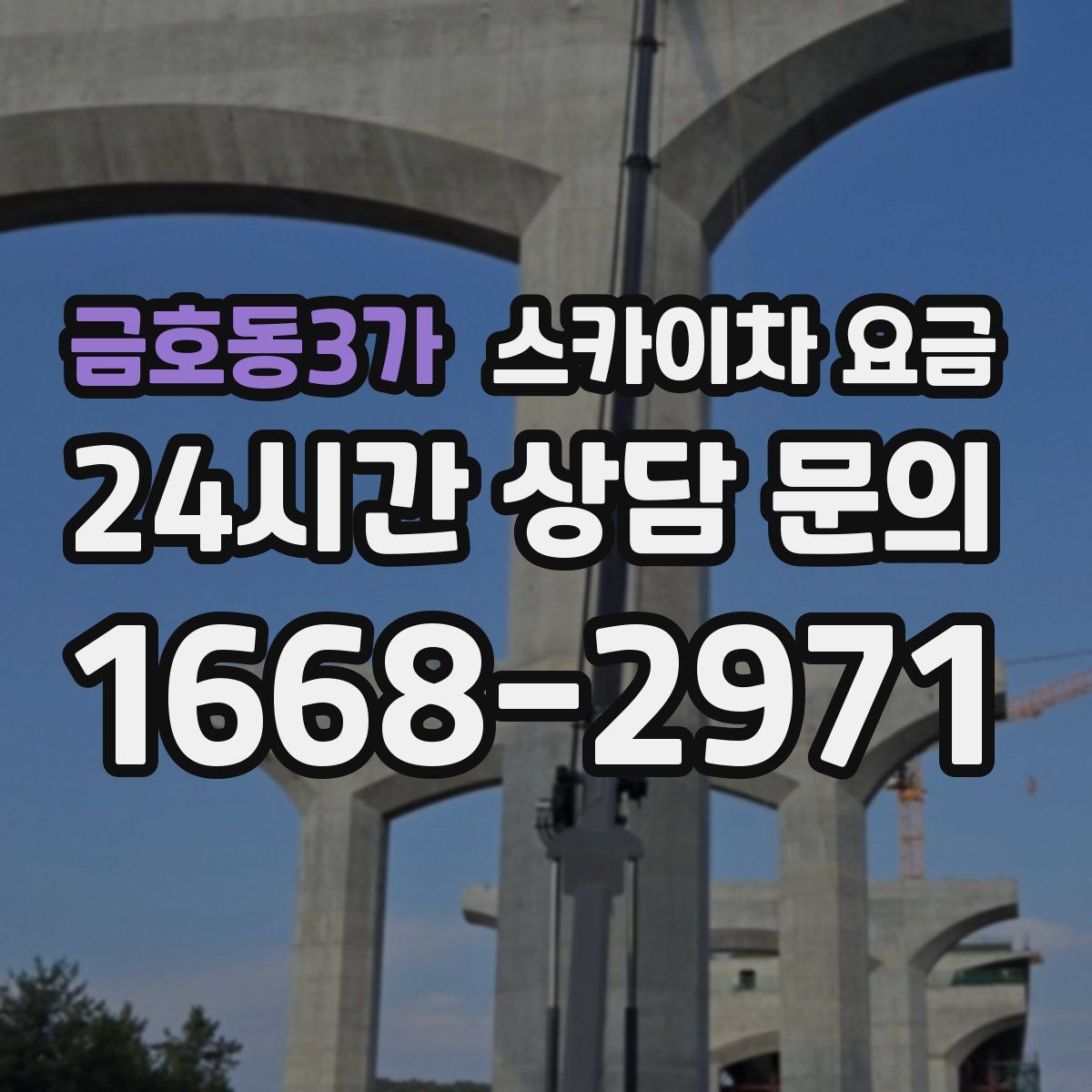 금호동3가 스카이차 요금