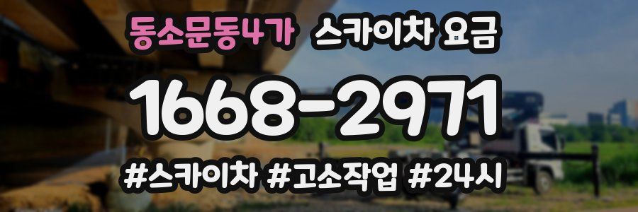 동소문동4가 스카이차 요금